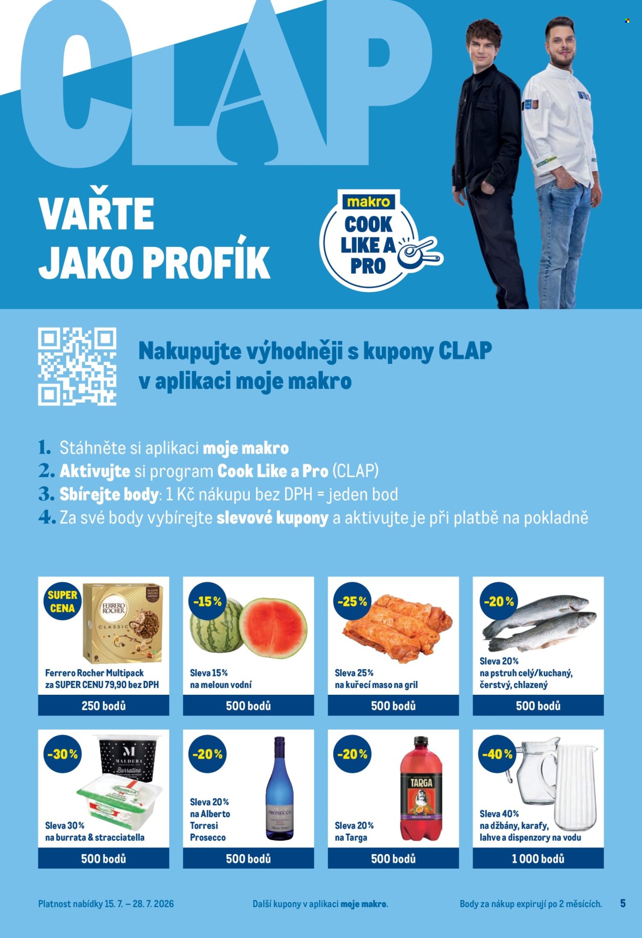 Leták MAKRO - 15. 7. 2026 - 28. 7. 2026. Strana 5
