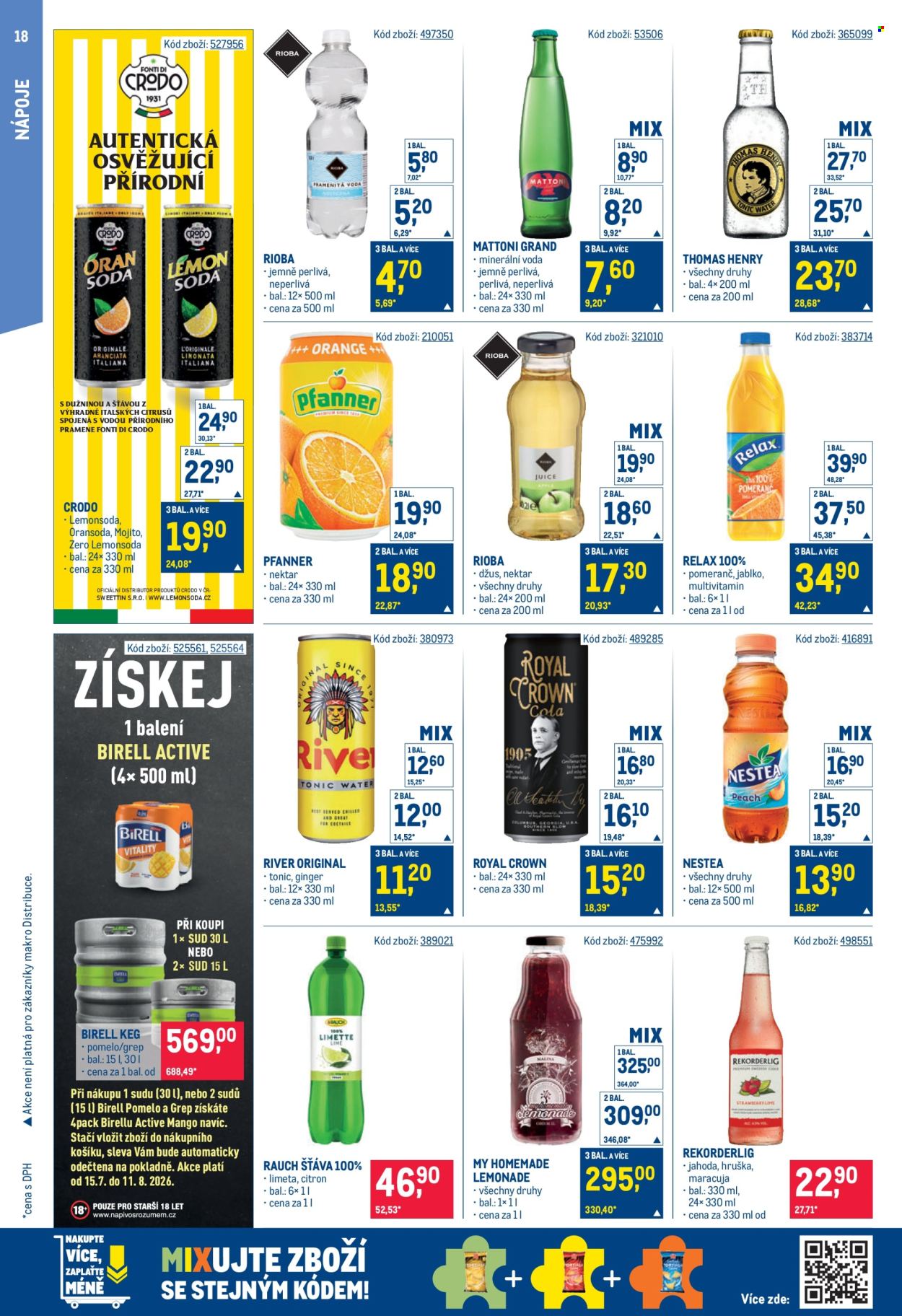 Leták MAKRO - 15. 7. 2026 - 28. 7. 2026. Strana 18
