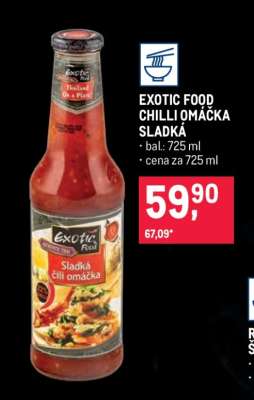 EXOTIC FOOD CHILLI OMÁČKA SLADKÁ