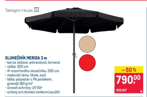 SLUNEČNÍK MERIDA 3 m