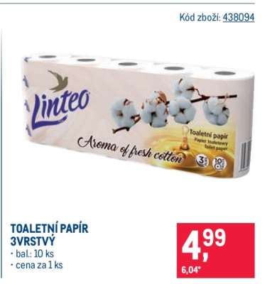 Toaletní papír 3vrstvý