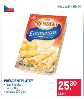 Président plátky