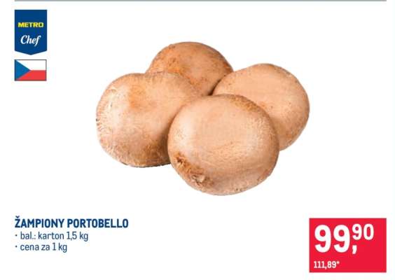 Žampiony Portobello