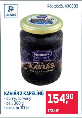 Kaviár z kapelínů