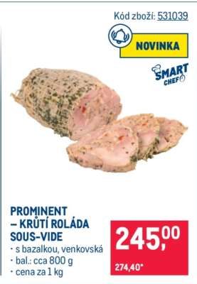 PROMINENT – KRŮTÍ ROLÁDA SOUS-VIDE