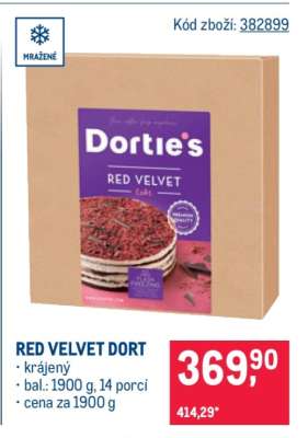 Red Velvet dort