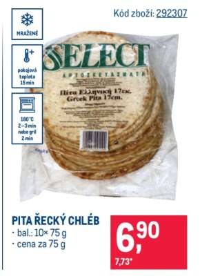 Pita řecký chléb
