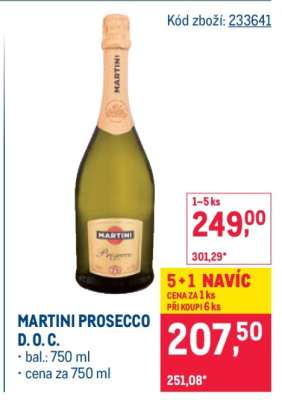 MARTINI PROSECCO D. O. C.