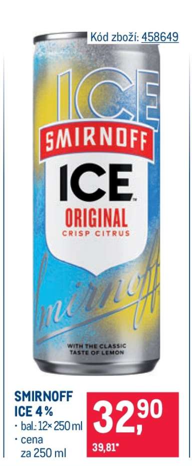 Smirnoff Ice 4 %