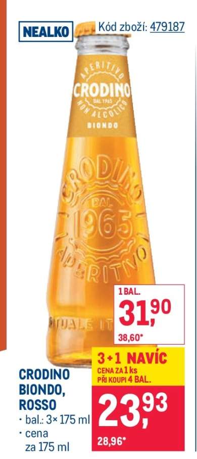 CRODINO BIONDO, ROSSO