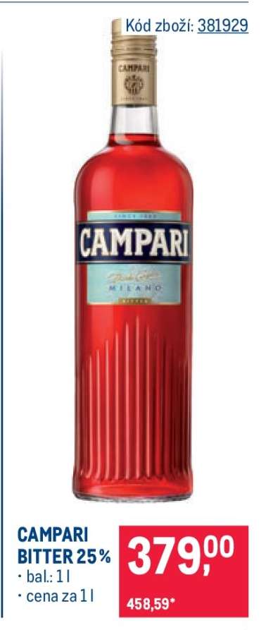 Campari Bitter 25 %