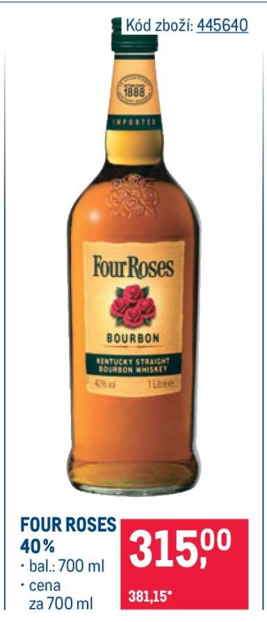 Four Roses 40 %