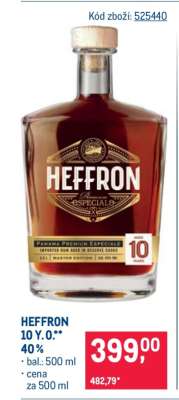 Heffron 10 Y. O.** 40 %