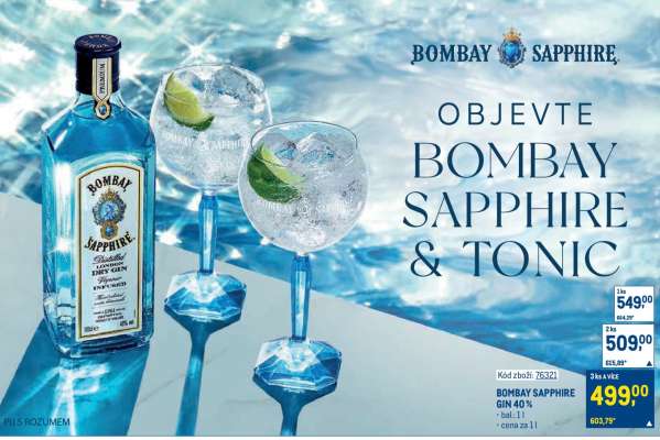 Bombay Sapphire Gin 40 %