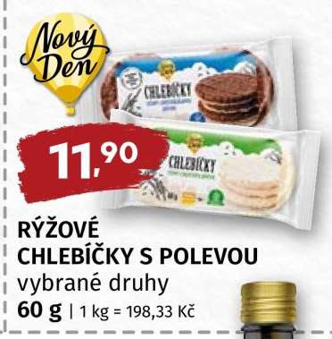 Rýžové chlebíčky s polevou