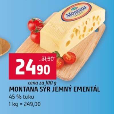 MONTANA SÝR JEMNÝ EMENTÁL