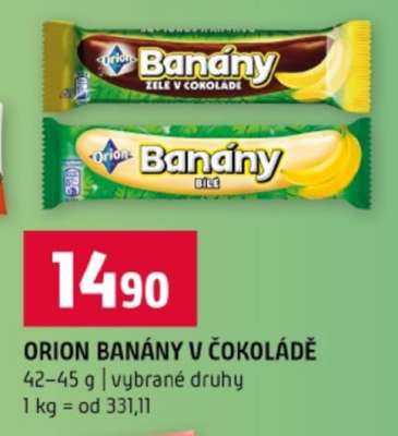 Orion Banány v čokoládě
