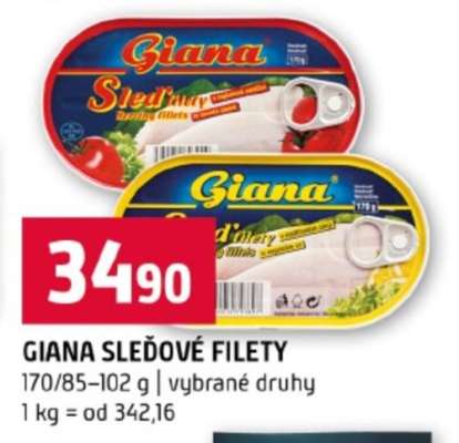 Giana Sledě filety