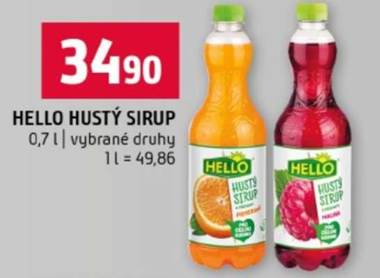 Hello Hustý sirup
