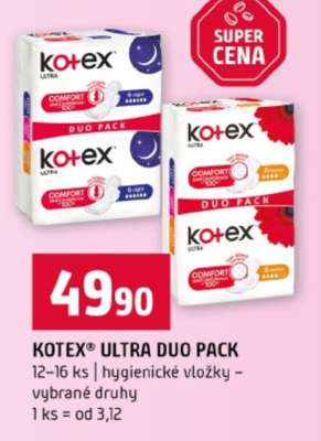 KOTEX® ULTRA DUO PACK