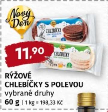 Rýžové chlebíčky s polevou