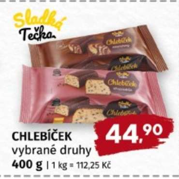 CHLEBÍČEK vybrané druhy