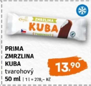 PRIMA ZMRZLINA KUBA tvarohový