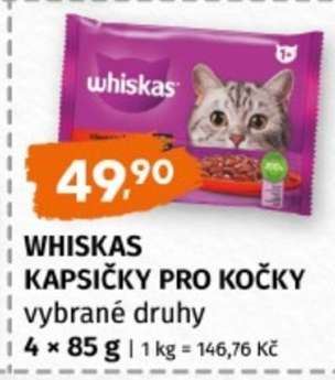 Whiskas kapsičky pro kočky