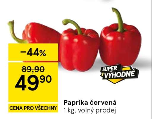 Paprika červená