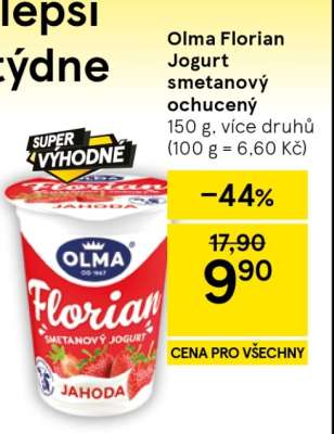 Olma Florian Jogurt smetanový ochucený