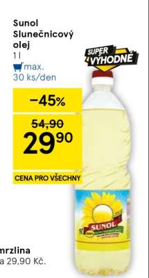 Sunol slunečnicový olej