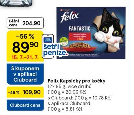 Felix kapsičky pro kočky