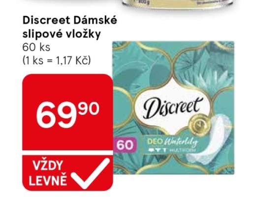 Discreet Dámské slipové vložky