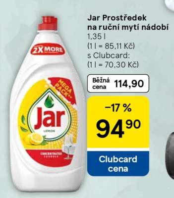 Jar Prostředek na ruční mytí nádobí