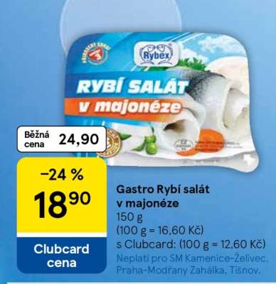 Gastro Rybí salát v majonéze