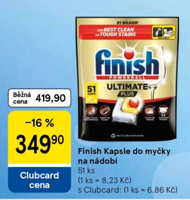 Finish Kapsle do myčky na nádobí