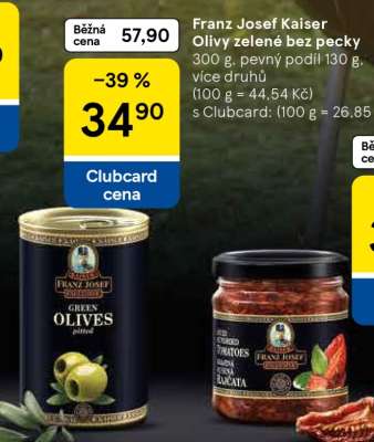 Franz Josef Kaiser Olivy zelené bez pecky