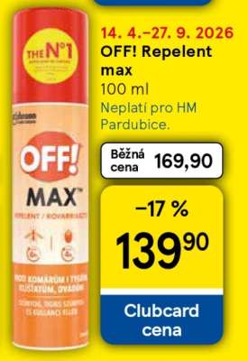 Off! Repelent max