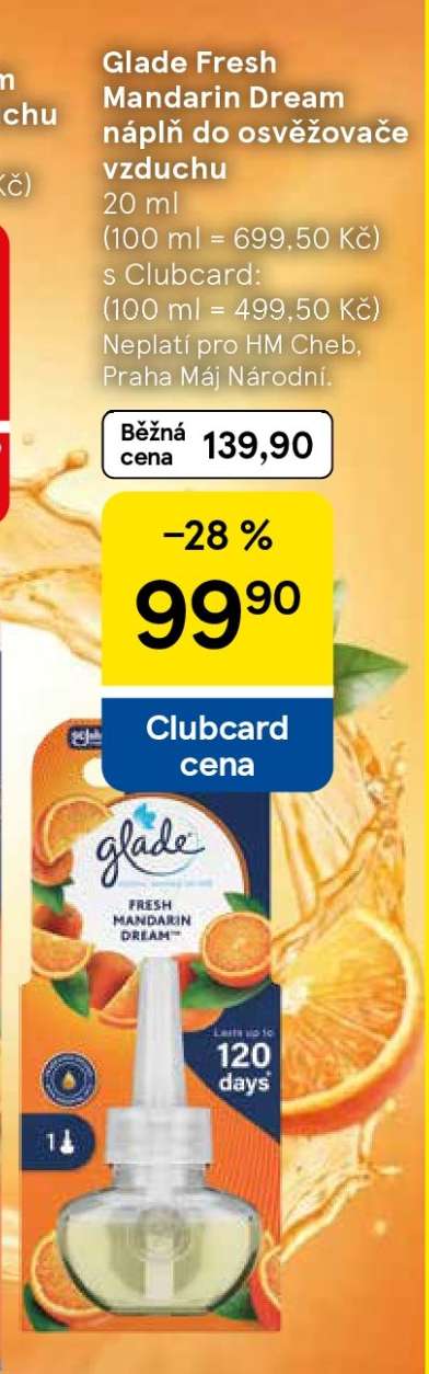 Glade Fresh Mandarin Dream náplň do osvěžovače vzduchu