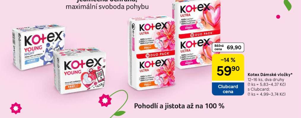 Kotex Dámské vložky