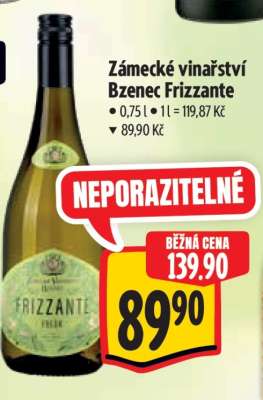 Zamecké vinařství Bzenec Frizzante