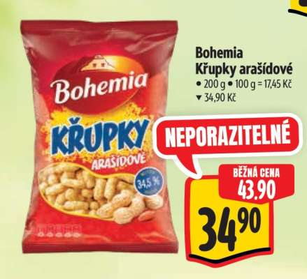 Bohemia Křupky arašídové
