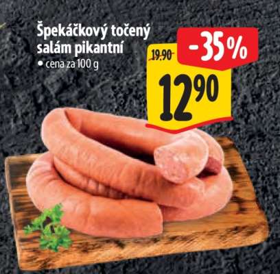 Špekáčkový točený salám pikantní