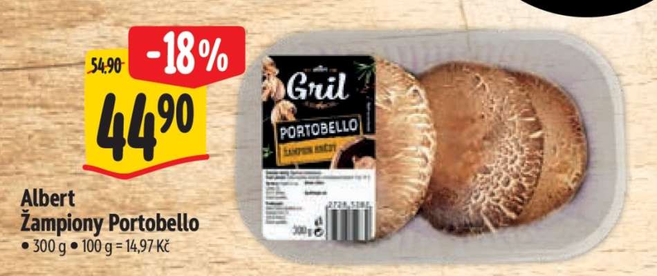 Albert Žampiony portobello