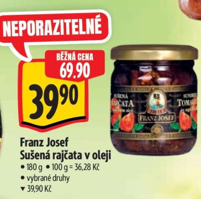 Franz Josef Sušená rajčata v oleji