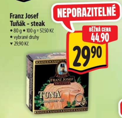 Franz Josef Tuňák steak
