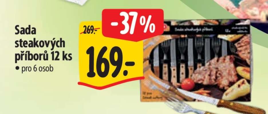 SADA STEAKOVÝCH PŘÍBORŮ 12 KS*