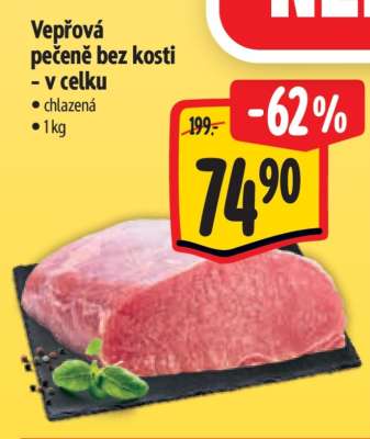 Vepřová pečeně bez kosti