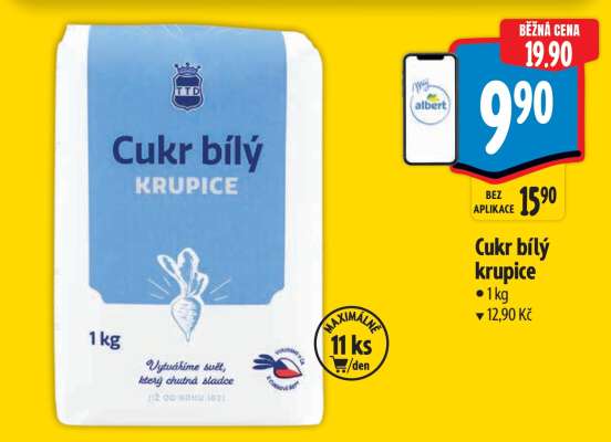Cukr bílý krupice