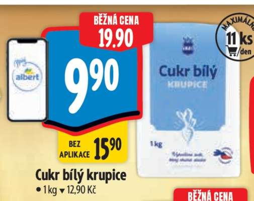 Cukr bílý krupice